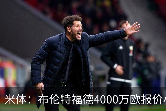 米体：布伦特福德4000万欧报价小斯坦科维奇，国米拒绝